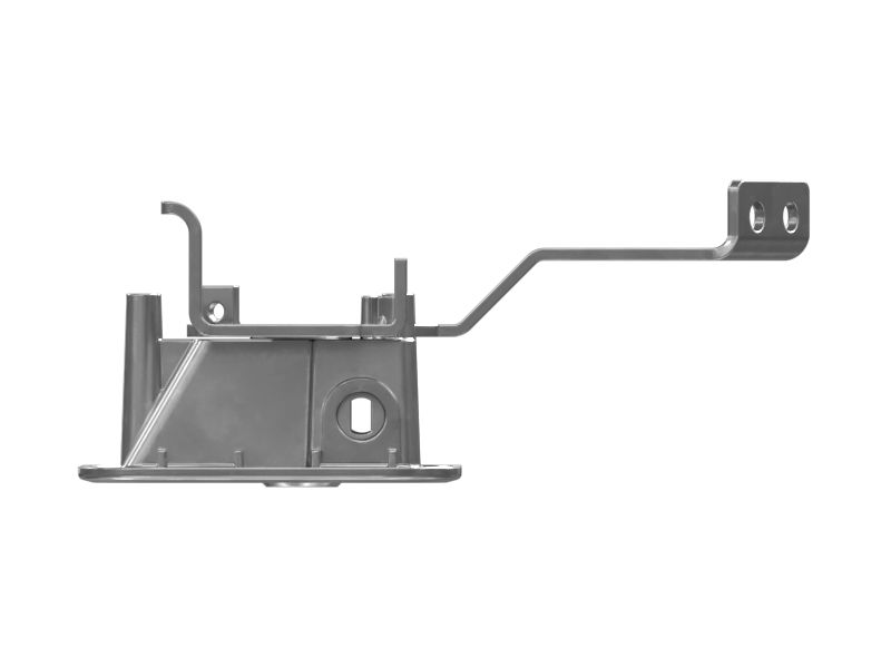 Стальная дверная ручка с защелкой