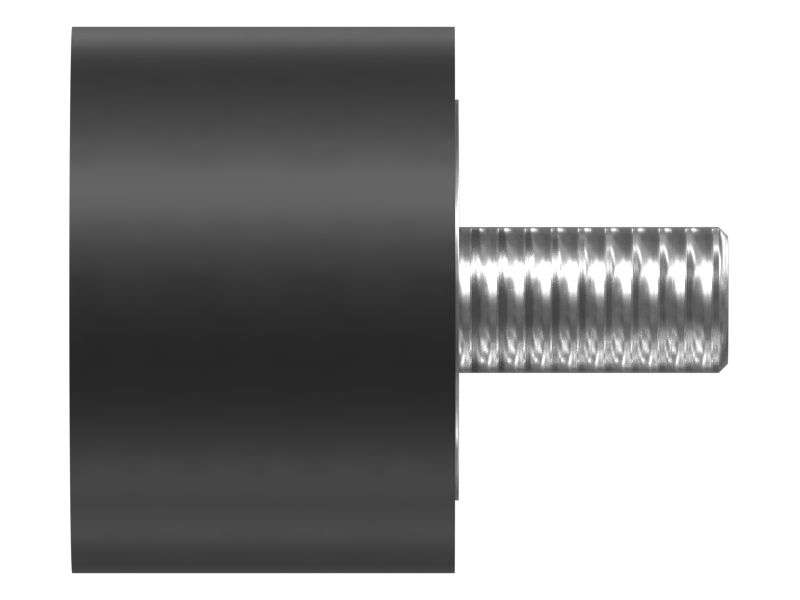 Бампер из натурального каучука с максимальным диаметром основания 30 мм