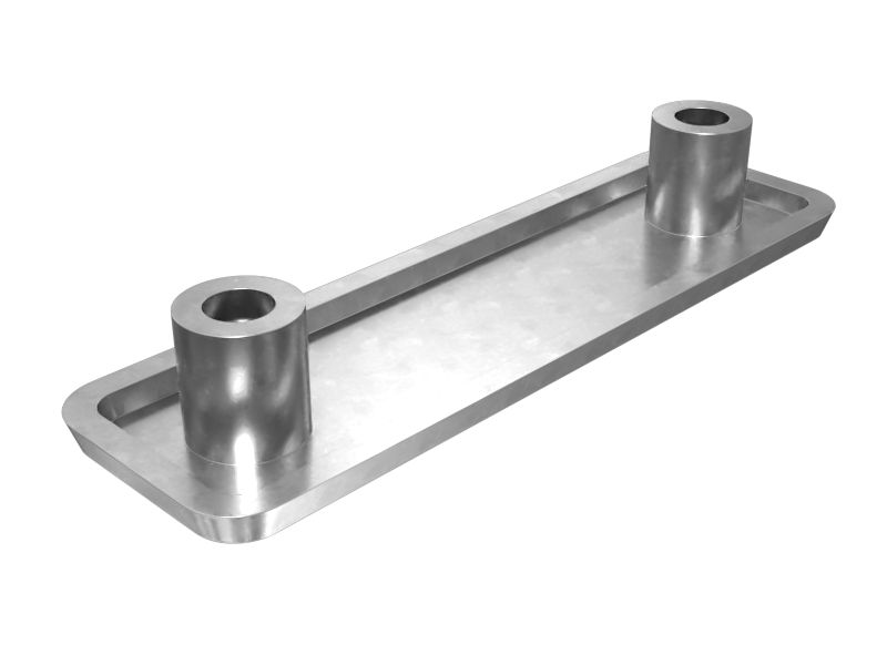 Пластмассовый фиксатор общей длины 79 мм