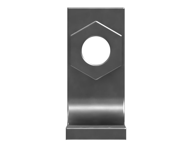 Монтажный кронштейн толщиной 4 мм под углом 90 градусов