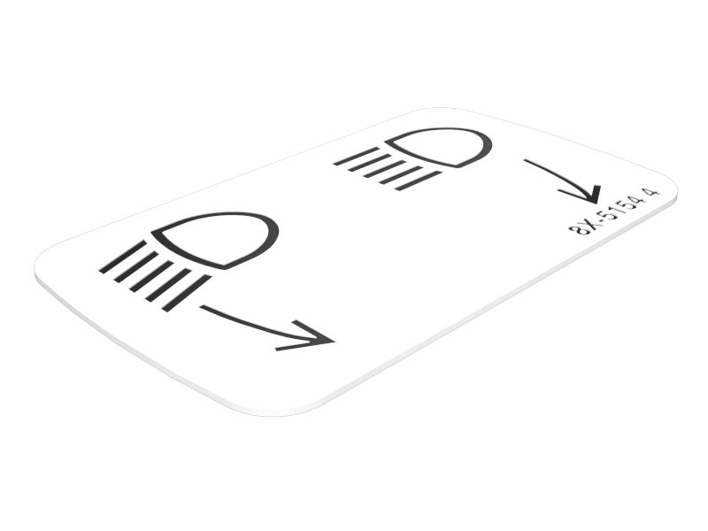 Наклейка для фар