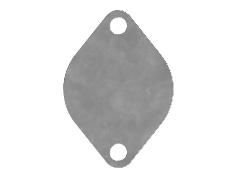 Монтажная фланцевая крышка толщиной 9,52 мм с креплением на двух болтах