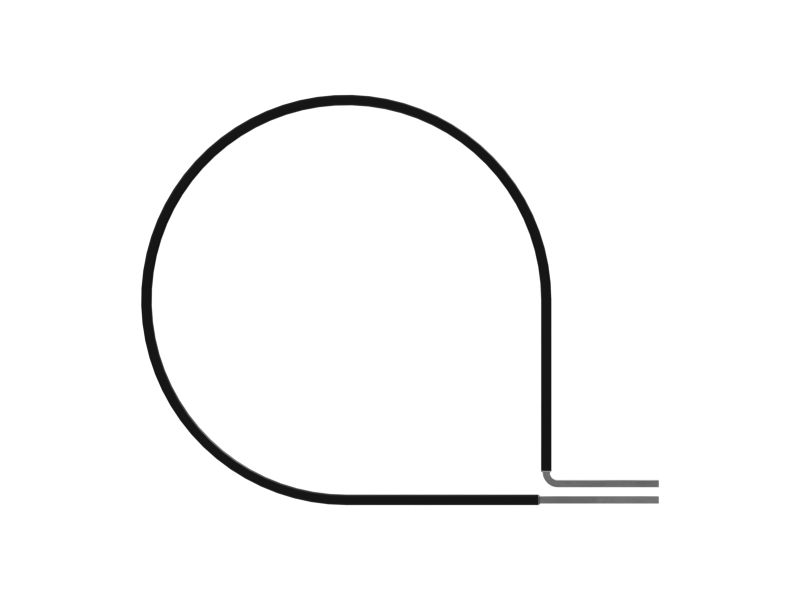 Однотрубный хомут с внутренним диаметром 120,00 мм