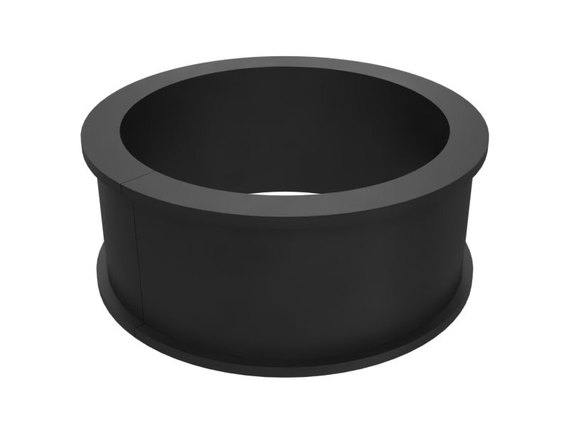 Резиновая втулка с двойным фланцем с внутренним диаметром 88 мм