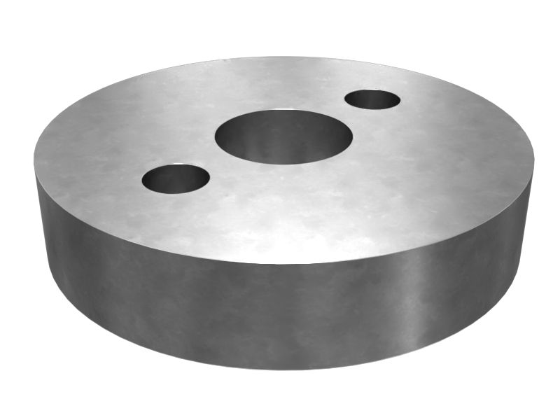 Монтажная пластина с двумя болтами толщиной 10 мм