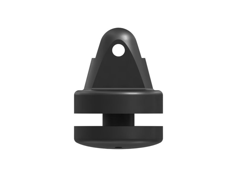 Крепление защелки двери кабины