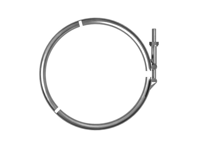 V-образный зажим для ленты с минимальным внутренним диаметром 171,40 мм