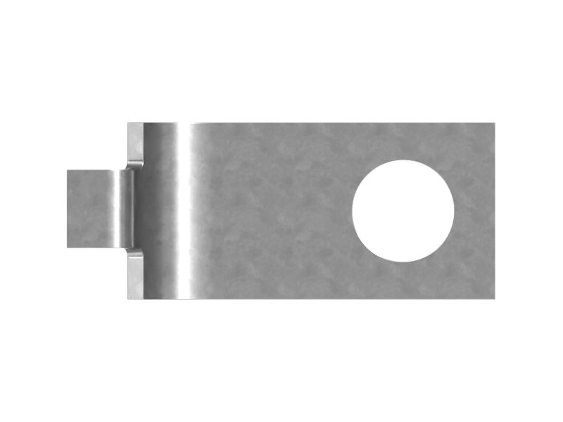 Зажим для одной трубы внутреннего диаметра 22,00 мм