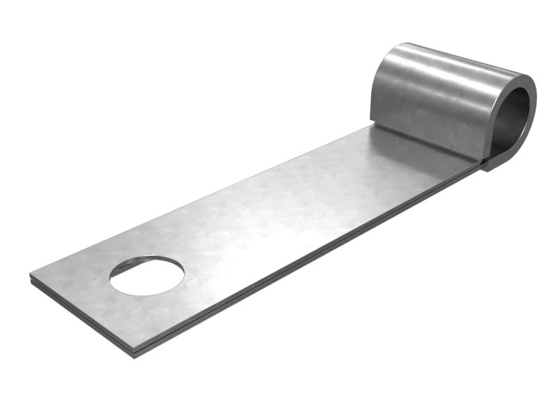 Хомут для одной трубки, внутренний диаметр 14,29 мм