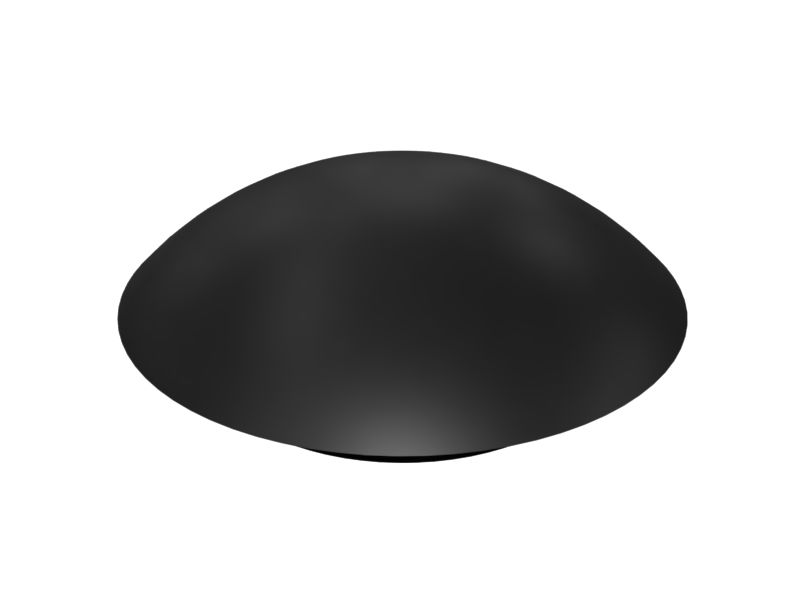 Заглушка с полукруглой головкой, диаметр 25 мм