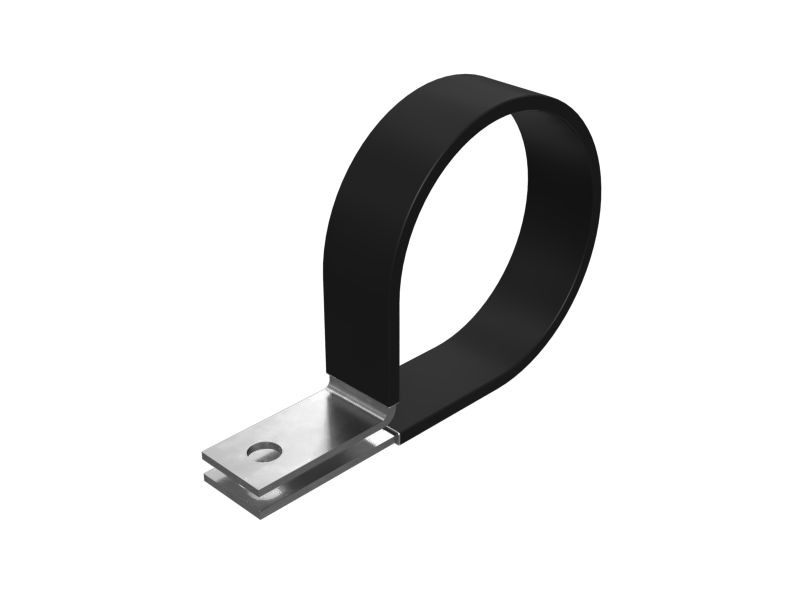 127-4837: Половинный петлевой хомут для одной трубки (внутренний диаметр 8,90 мм)