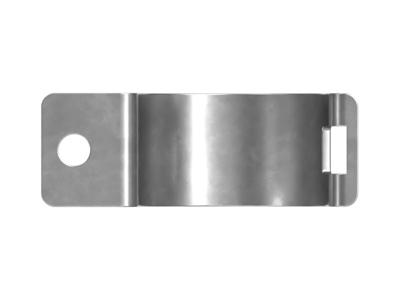 Стальной полузажим с прорезью 84,00 мм