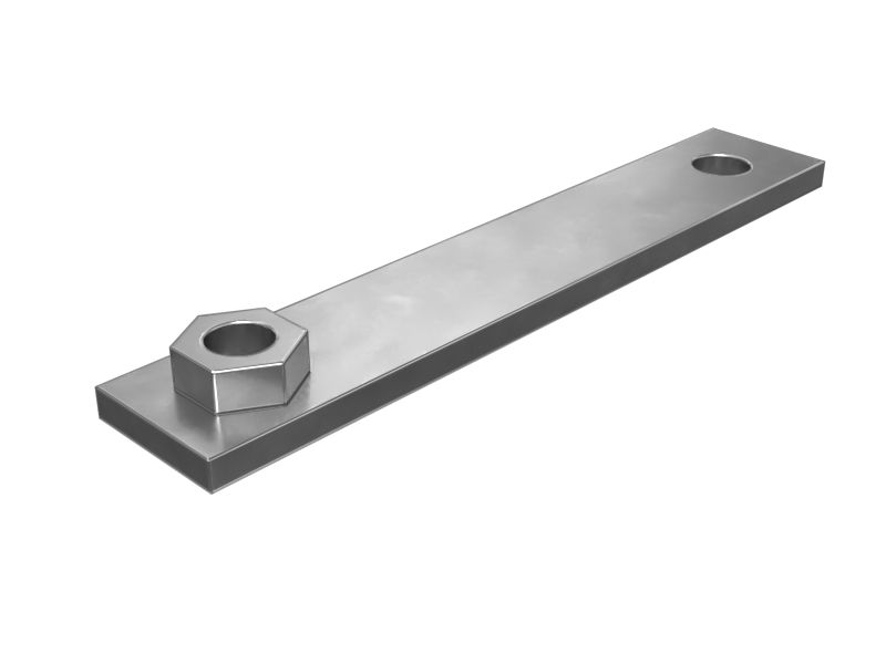 7T-0266: Кронштейн прокладки линий