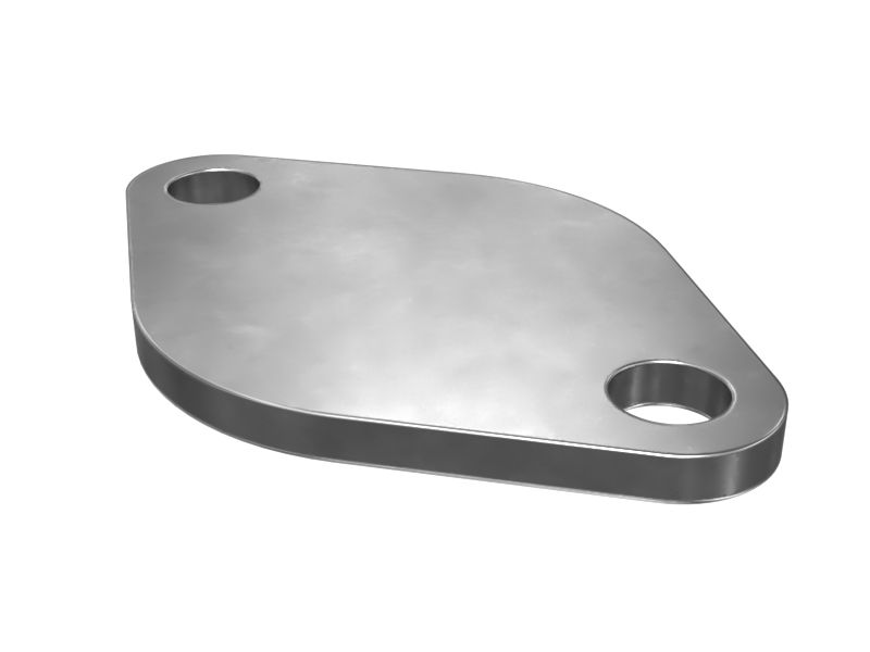 9J-5717: Крышка толщиной 6 мм с креплением на двух болтах