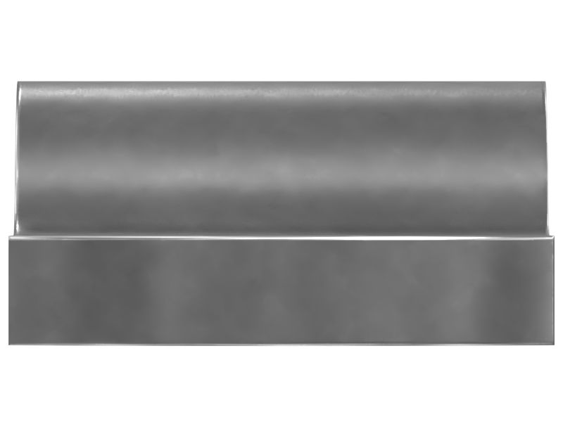 Крышка нижнего ограждения толщиной 12 мм