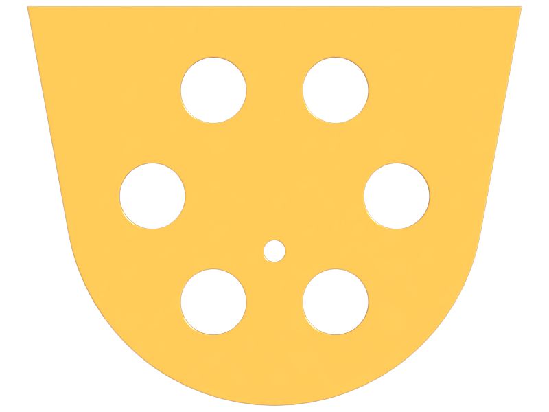 Опорная плита пальца толщиной 20 мм