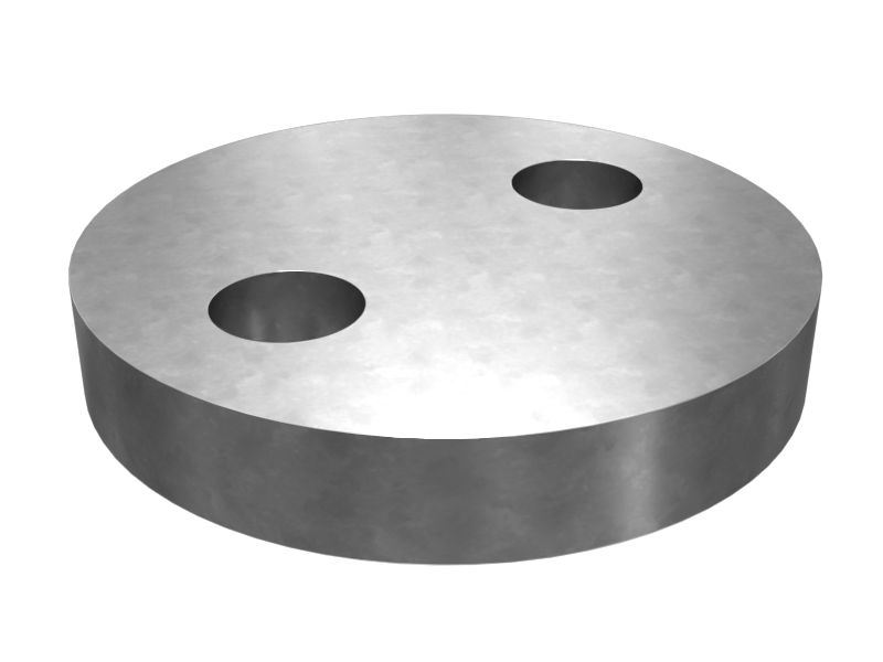 Стальной круглый фиксатор с внешним диаметром 54 мм