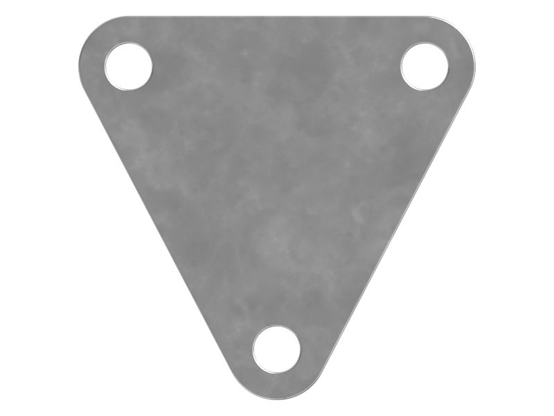 Закрывающая пластина крепления тормоза толщиной 5 мм