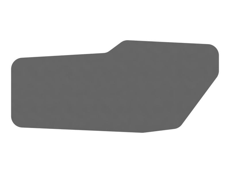 Безосколочное стекло кабины, толщина 5,56 мм