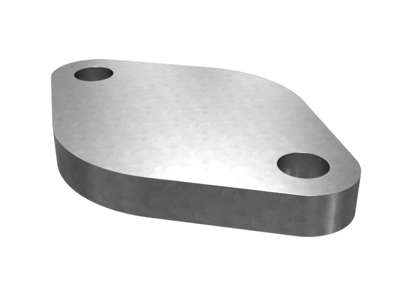 Монтажная крышка толщиной 10 мм с двумя болтами