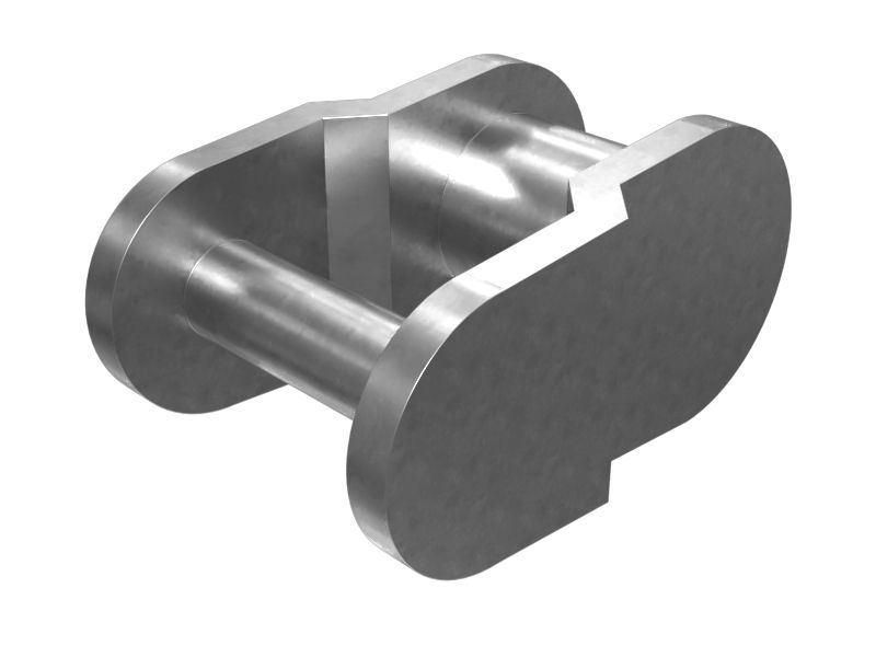 Привод конвейера с одинарным шагом смещенного звена