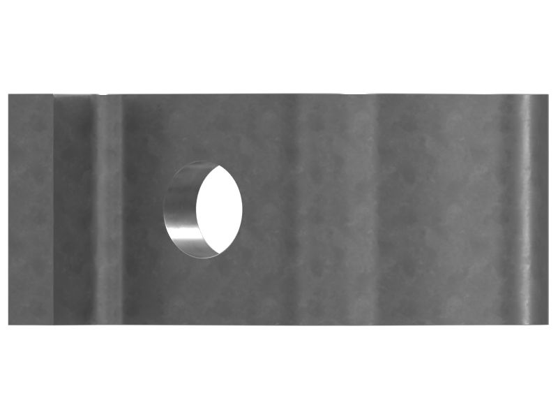 Однотрубный стальной патрубок с отверстиями