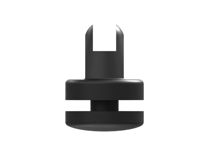 Крепление защелки двери кабины