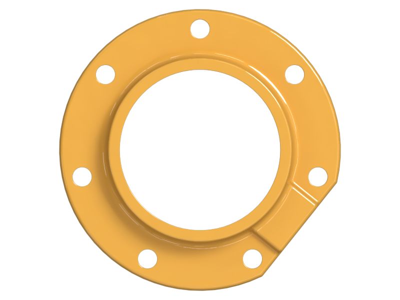 Верхняя крышка шарнирно-сочлененной сцепки с наружным диаметром 203,2 мм