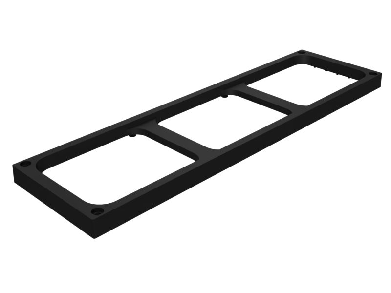 Трехмодульная оправка