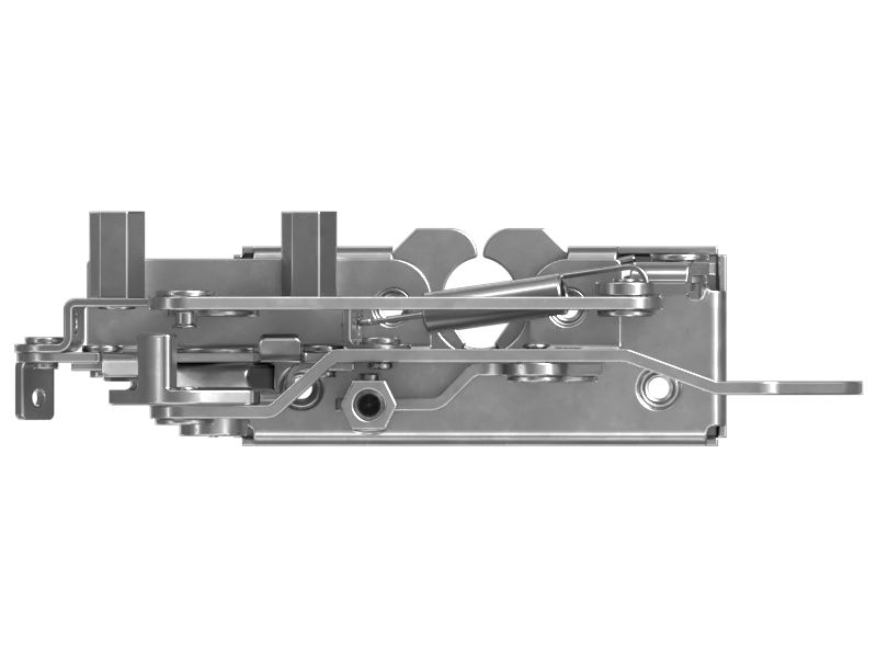 Поворотная защелка двери кабины