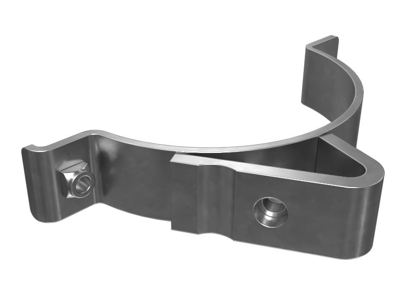 124-1019: Опора трубопровода цилиндра с внутренним диаметром 169 мм