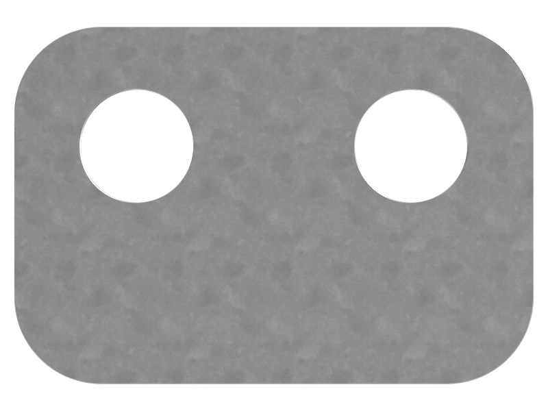 Фиксатор выхлопной трубы толщиной 8 мм