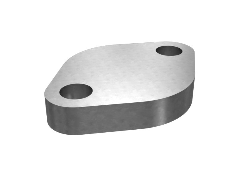 Крышка корпуса задней оси, крепящаяся двумя болтами диаметром 12,7 мм