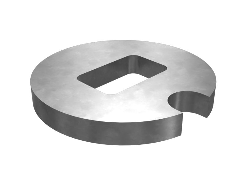 Плоский круглый фиксатор с наружным диаметром 28,50 мм