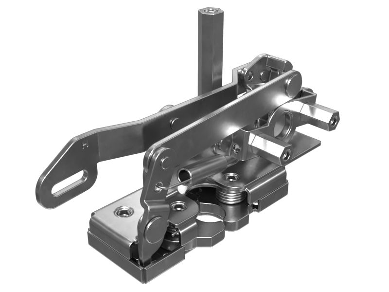 Поворотная защелка двери кабины