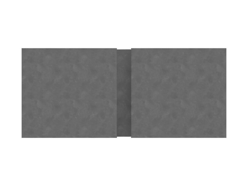 Стальной однотрубный зажим с внутренним диаметром 45,20 мм