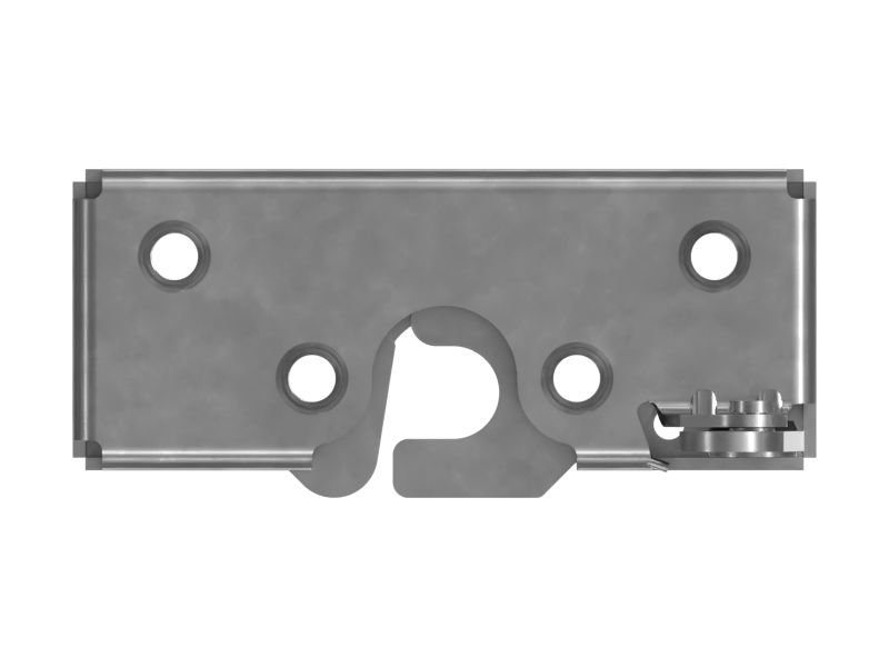 Поворотная дверная защелка