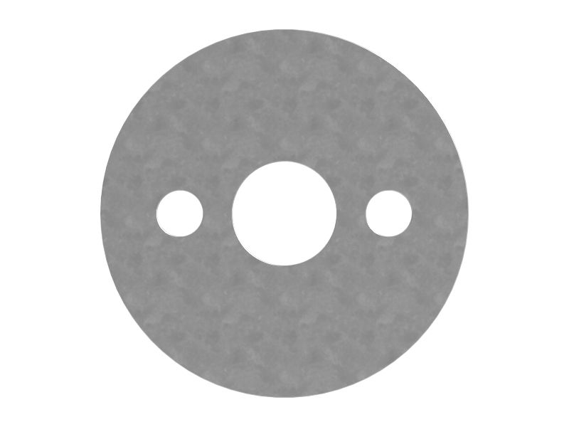 Монтажная пластина с двумя болтами толщиной 10 мм