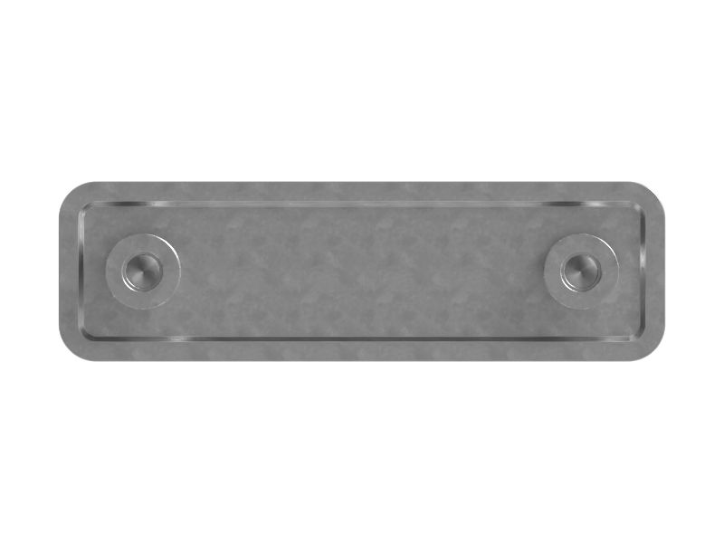 Пластмассовый фиксатор общей длины 79 мм