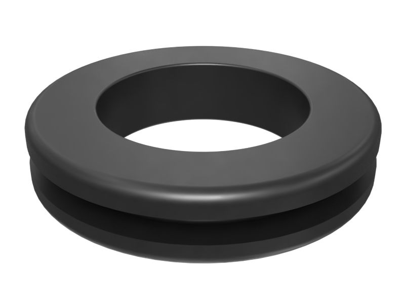 Резиновое уплотнение с двойным фланцем 35,00 мм