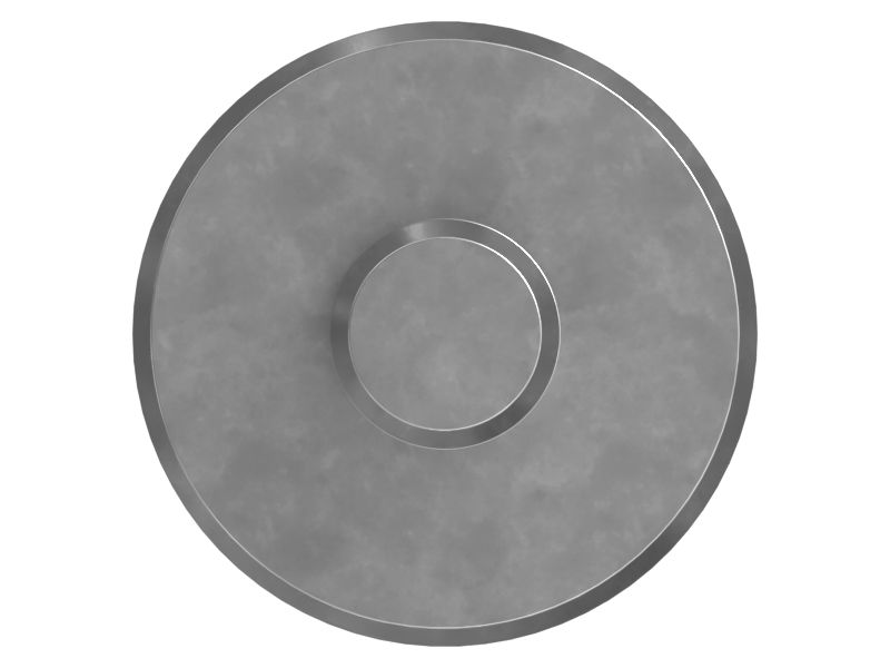 Оконный шпингалет, наружный диаметр 17 мм