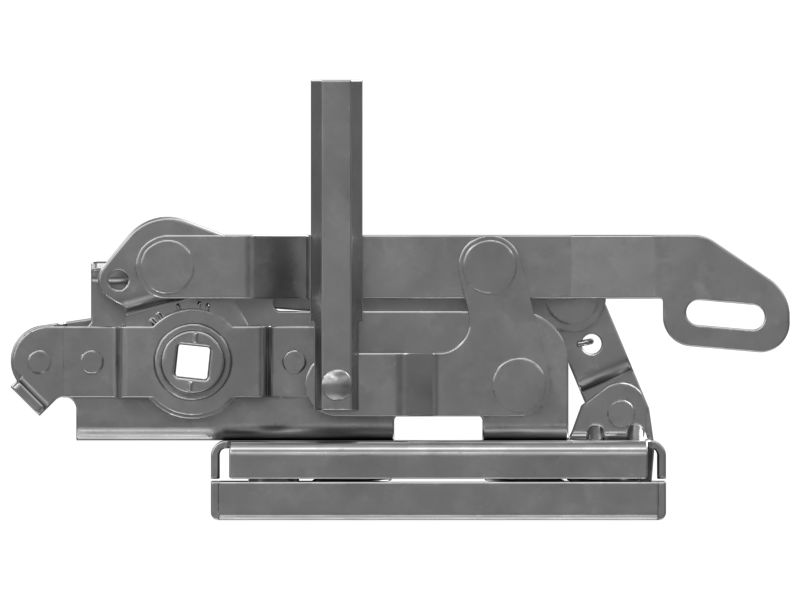 Поворотная защелка двери кабины