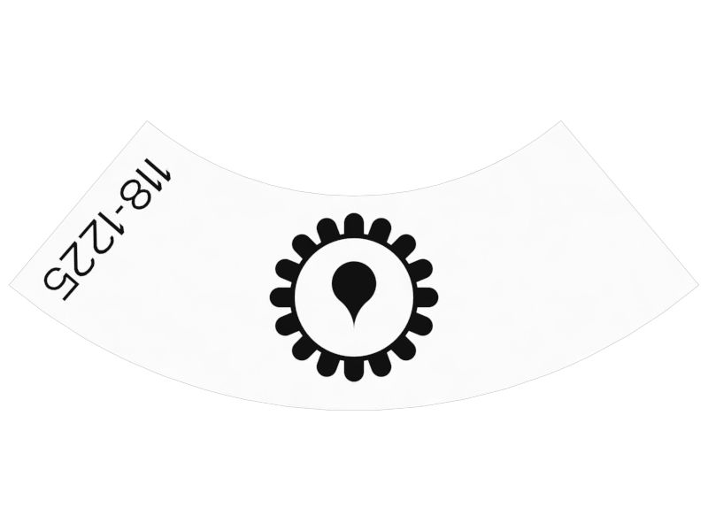 Наклейка на коробку передач