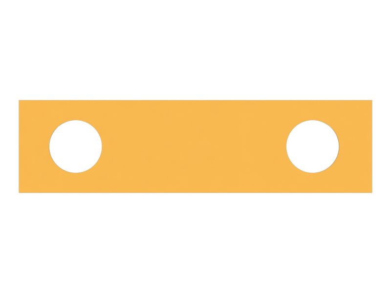 Монтажная планка толщиной 8 мм