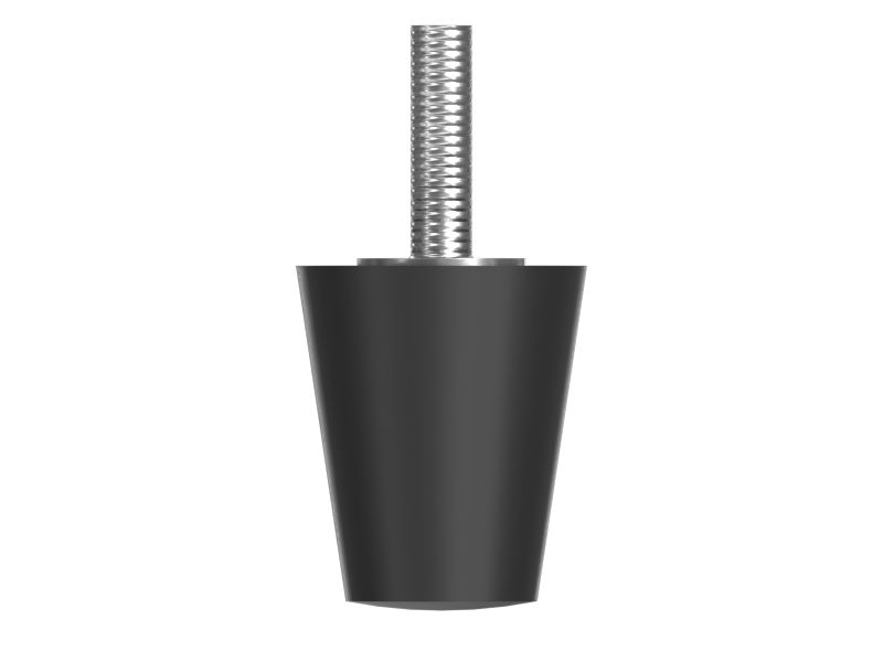 Бампер из натурального каучука с максимальным диаметром основания 38 мм