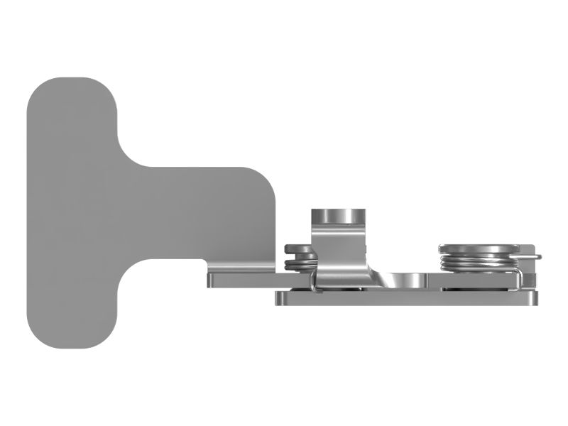 Правая защелка двери кабины