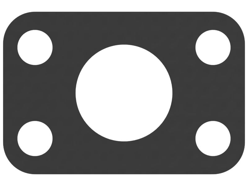 Фланцевая прокладка толщиной 0,8 мм