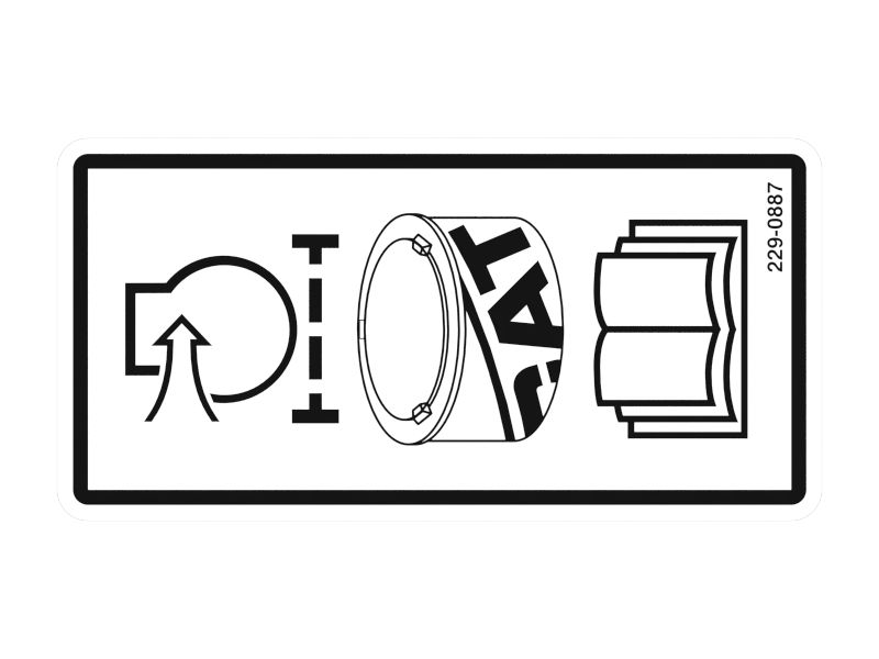 Наклейка воздухоочистителя