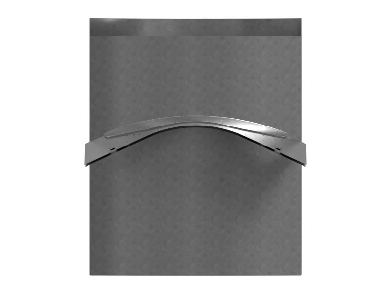 Стекло двери, высота 1164,30 мм