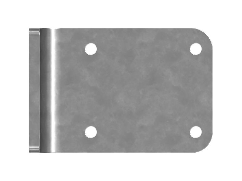 Монтажный кронштейн лестницы толщиной 12 мм